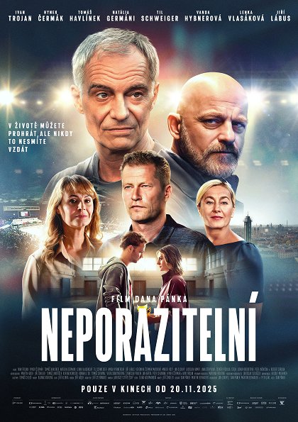 Plakátový vizuál filmu Neporazitelní